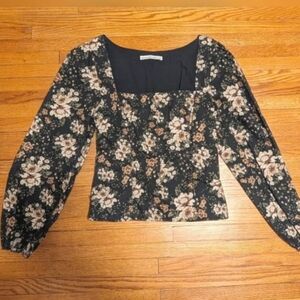 Abercrombie and Fitch Floral Top size Medium